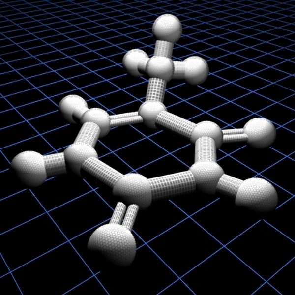3d model thymine nucleobase dna - DNA - Thymine Nucleobase by DiegoDCvids